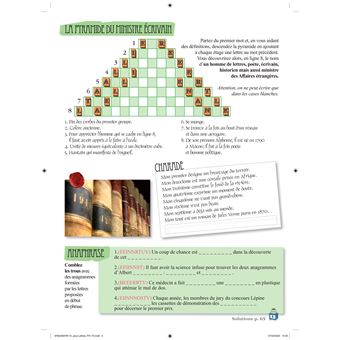 Cahier de vacances Larousse (adultes) spécial jeux de lettres