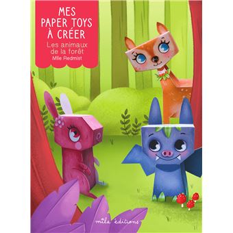 Mes paper toys à créer - Animaux de la forêt