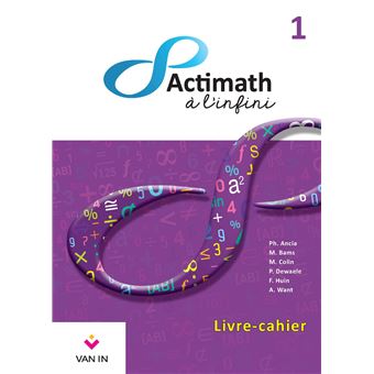 Actimath à l'infini 1 - livre-cahier "tout-en-un" + digiportail - 1