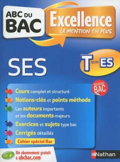 ABC Bac Excellence SES Term ES