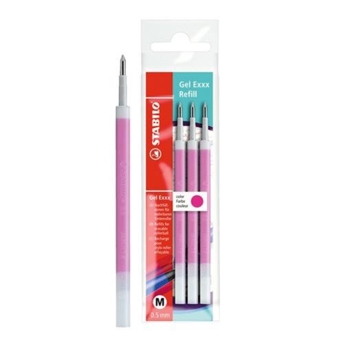 GEL EXXX 3 REFILLS PINK