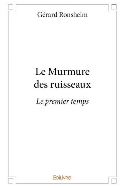 Le murmure des ruisseaux