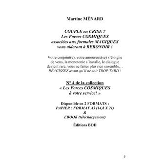 Couple en crise ?  Les Forces cosmiques associées aux formules magiques vous aideront à rebondir !