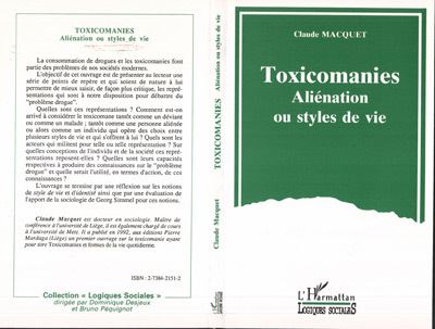 Toxicomanies -  Claude Macquet - broché