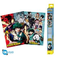 Set 2 posters 52 x 38 cm My Hero Academia Artworks