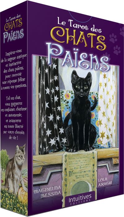 Coffret Le Tarot des chats païens - Magdelina Messina - Boîte ou accessoire