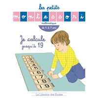 Montessori - je calcule jusqu'a 19
