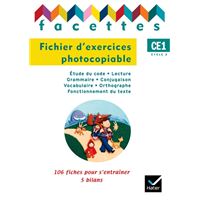 Facettes Français CE1 éd. 2008 - Fichier d'exercices photocopiables