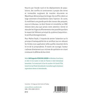 Les limites du principe d'inattaquabilité du certificat d'enregistrement en droit congolais