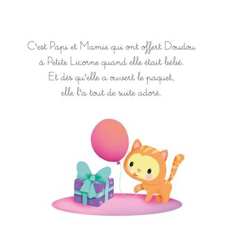 Petite licorne et son doudou