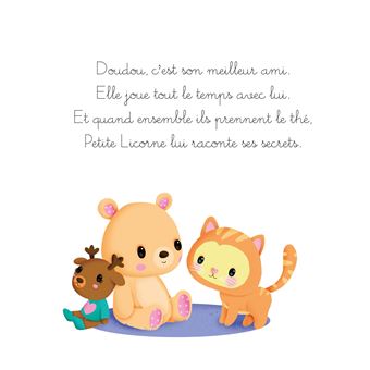 Petite licorne et son doudou