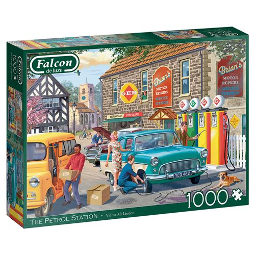 Puzzle Falcon The Petrol Station Jumbo 1000 Pièces