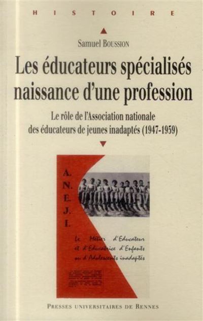Educateurs specialises - Samuel Boussion - broché