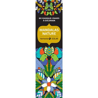 60 marque-pages à colorier - Mandalas nature