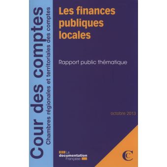 Les finances publiques locales