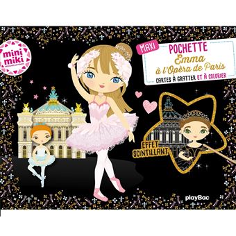 Maxi pochette Emma à l'Opéra de Paris - Cartes à gratter et à colorier