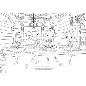 Maxi pochette Emma à l'Opéra de Paris - Cartes à gratter et à colorier