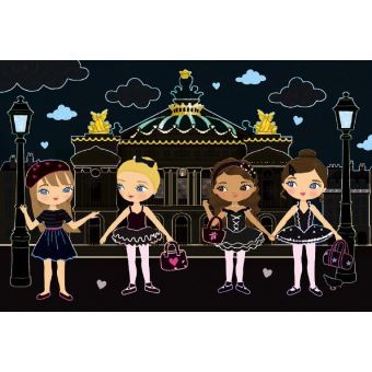 Maxi pochette Emma à l'Opéra de Paris - Cartes à gratter et à colorier