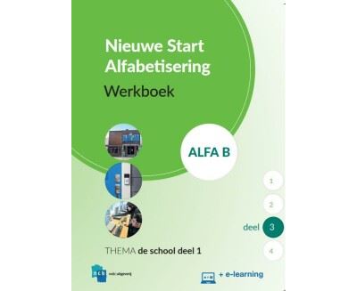 Nieuwe Start Alfabetisering Werkboek Alfa B Deel 3 + e-learning