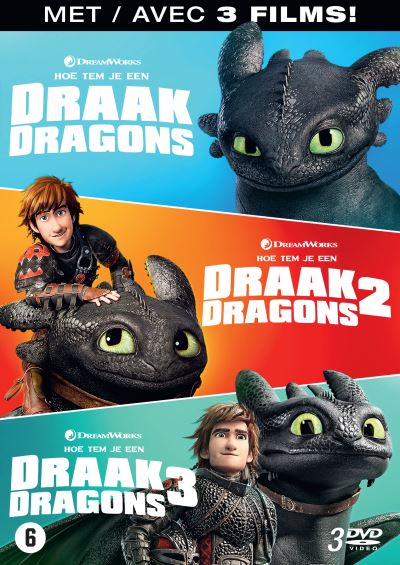 Dragons 1-3 Box DVD