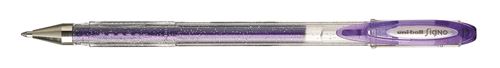 UNIBALL SIGNO PAILLETTE GEL VIOLET