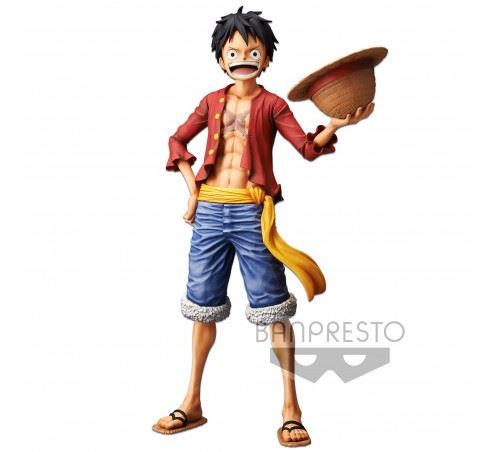 ONE PIECE-GRANDISTA-NERO MONKEY D. LUFFY-28CM
