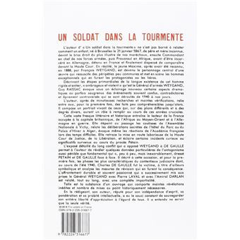Un soldat dans la tourmente