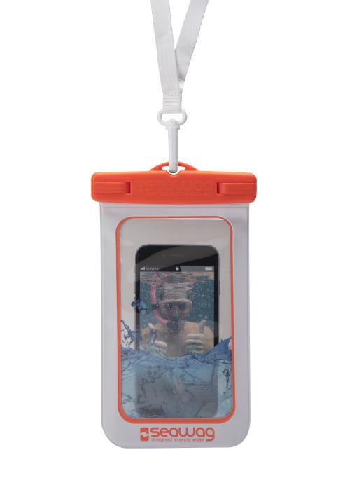 Coque étanche Seawag Blanc et Orange pour smartphone