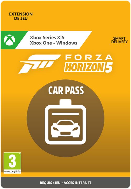 Code de téléchargement Xbox Forza Horizon 5 Car Pass