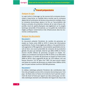 Annales Objectif BAC 2024 - Spécialité SES