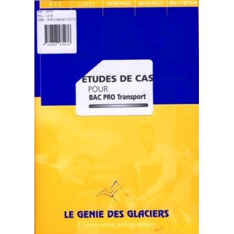 Etudes de cas pour bac pro transport. la pochette eleve