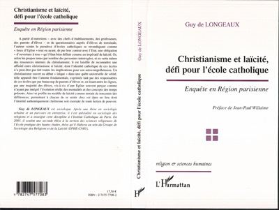 Christianisme et laïcité, defi pour l'école catholique
