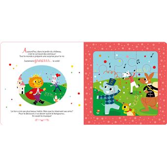 Le carnaval des animaux - livre puzzle