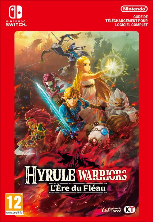 Code de téléchargement Hyrule Warriors: l'Ere du Fléau Nintendo Switch -  Jeux vidéo - Achat & prix