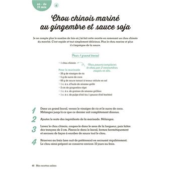 Mes recettes express à IG bas