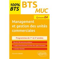 Bts Management Des Unites Commerciales Bts Livre Bd Soldes Fnac