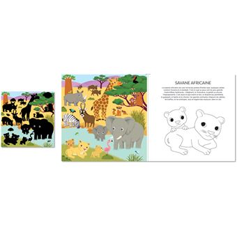 Beauval tableaux à gratter: Les animaux et leur milieu