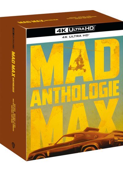 Coffret Mad Max Anthologie Blu-ray 4K Ultra HD