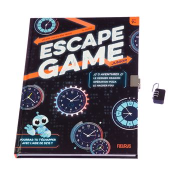 Escape Game Junior. 3 aventures (Le dernier dragon / Opération pizza / Le hacker fou)