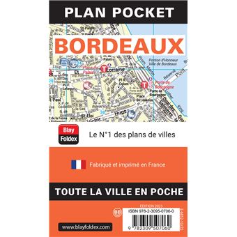 Bordeaux plan pocket 2023
