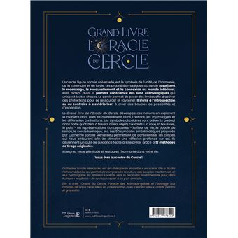 Grand livre de l'Oracle du Cercle - Se recentrer pour habiter son espace sacré