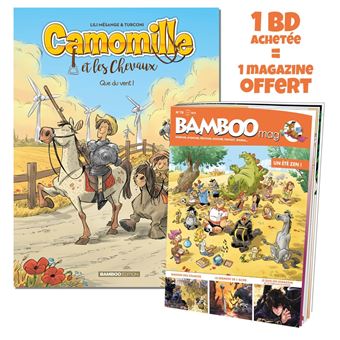 Camomille et les chevaux - tome 07 + Bamboo mag offert