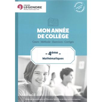 Mon année de collège 4ème - Mathématiques Cours - Méthode - Exercices ...