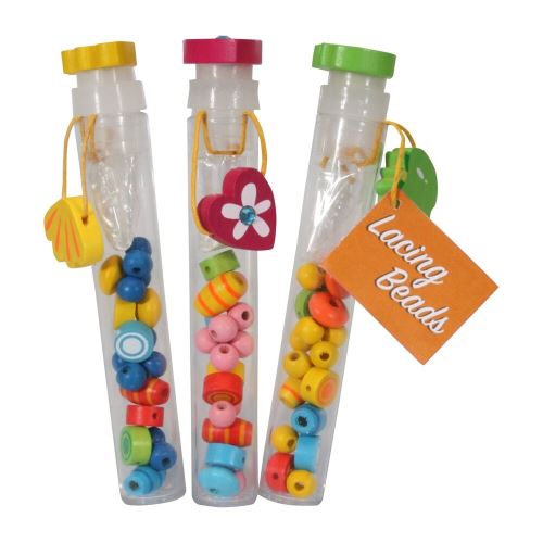 Lacing Beads in Tube