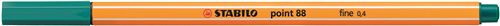 Stylo feutre Stabilo Point 88 - pointe ultra-fine - turquoise