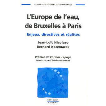 L'Europe de l'eau de Bruxelles à Paris