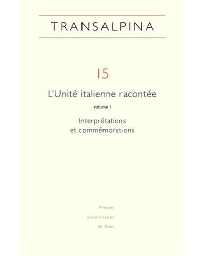 L'unité italienne racontée - Mariella Colin - broché
