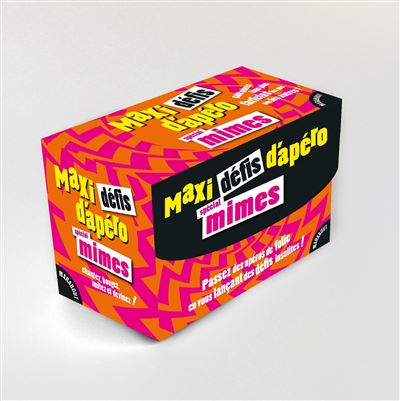 Maxi defis d'apero special mimes