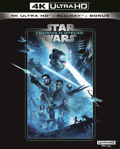 Star Wars Star Wars Episode IX : L'Ascension de Skywalker Blu-ray 4K Ultra  HD - Blu-ray 4K - Jeffrey Jacob Abrams - Daisy Ridley - Adam Driver :  toutes les séries TV