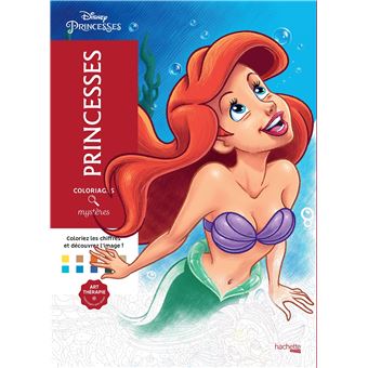 Disney Princesses Coloriez Les Chiffres Et Decouvrez L Image Coloriages Mysteres Disney Princesses Jeremy Mariez Broche Achat Livre Fnac